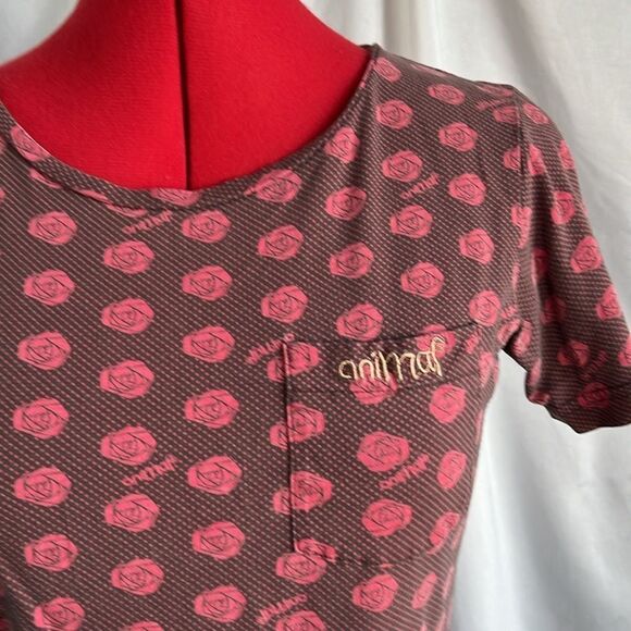 MM49 Animal t shirt with front pocket and floral pattern - Picture 2 of 8